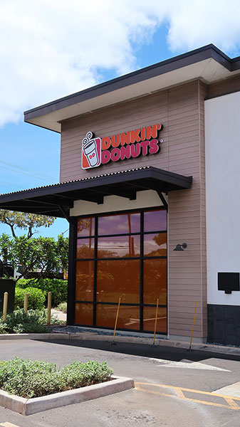 image of resysta on dunkin donuts at kapolei commons supplied by pacific american lumber